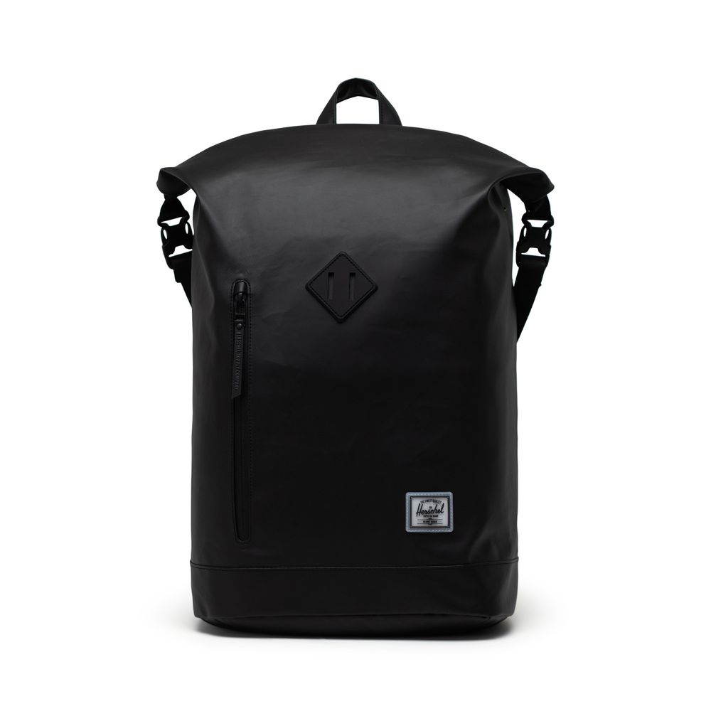Herschel Roll Top Backpack - Black