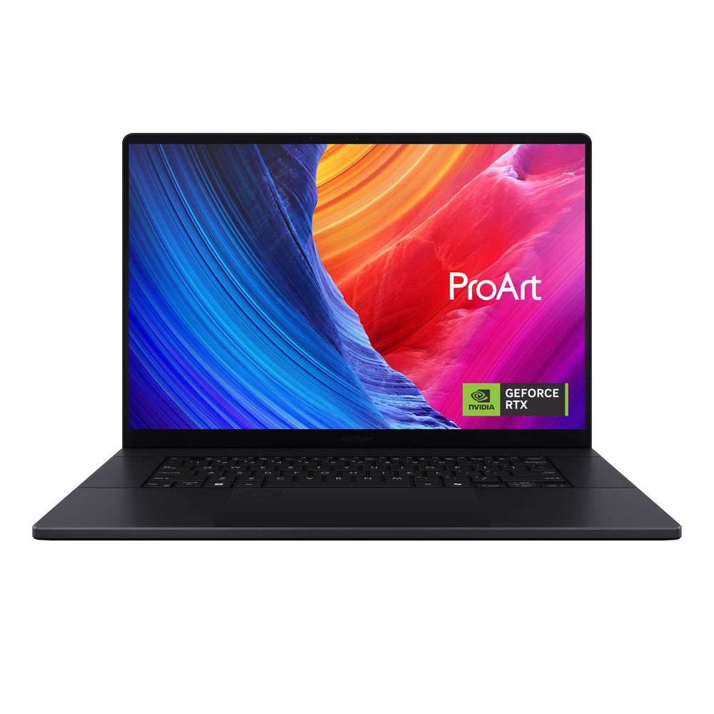 ASUS Pro Art P16 Laptop AMD Ryzen AI 9 HX/ 64 GB RAM/ 2 TB SSD/ Nvidia Geforce RTX 5070 8 GB/ 16-Inch 4K (3840 x 2400) OLED Touch Display/ Windows 11 Home - Nano Black