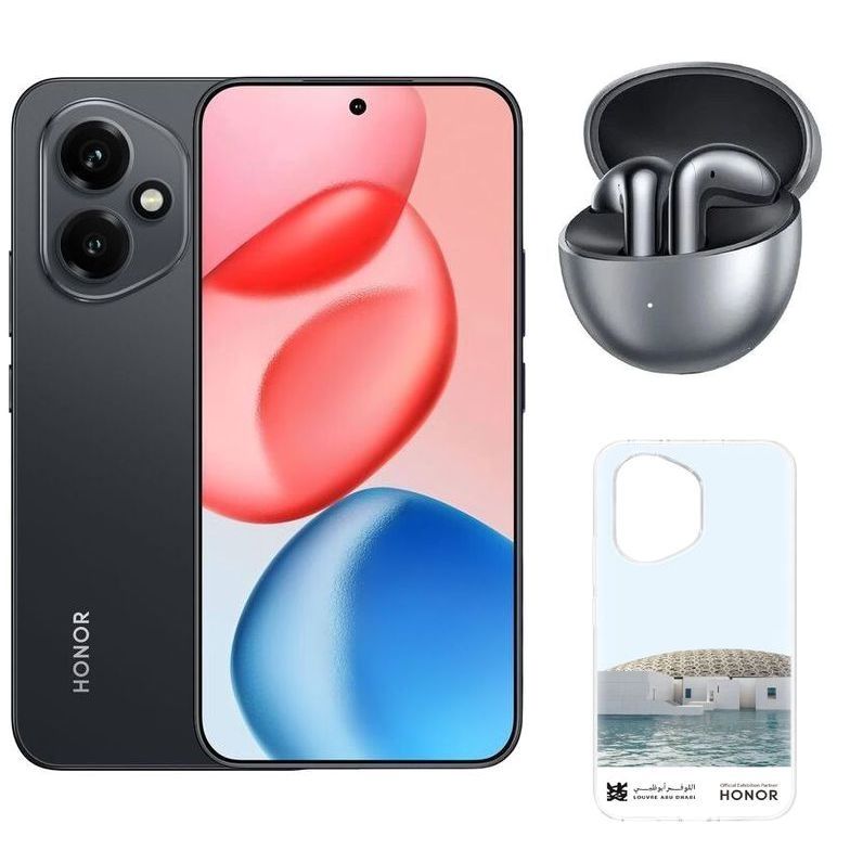 Honor 400 5G 12GB/256GB Smartphone + FOCs - Midnight Black (Bundle)