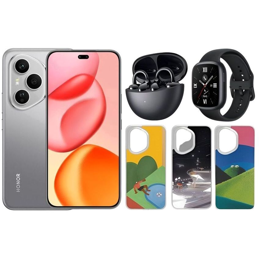 Honor 400 Pro 5G 12GB/512GB Smartphone + FOCs - Lunar Grey (Bundle)