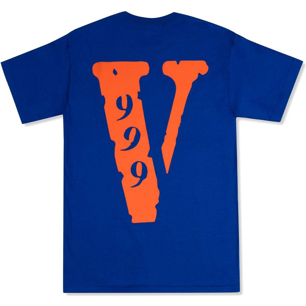 Vlone X Juice Wrld 999 Short-Sleeve T-Shirt 'Blue' M