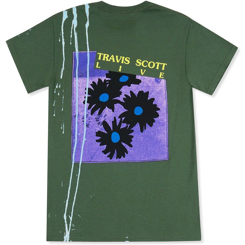 Travis Scott Astroworld Europe Exclusive T-Shirt Washed - Green