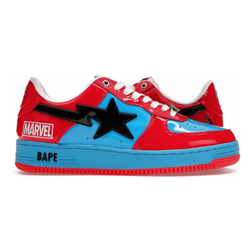 A Bathing Ape Bape Sta Marvel Comics Spider Man Sneakers