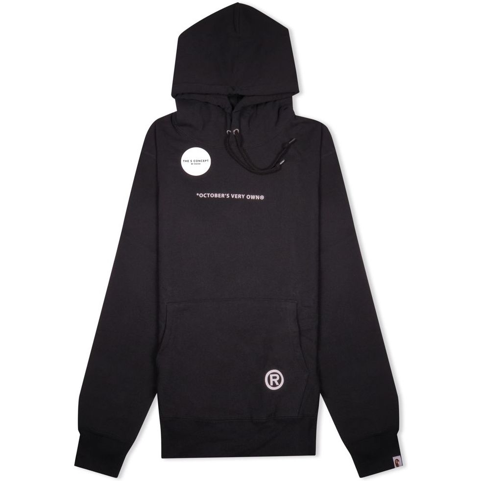 Bape X Ovo Pullover Hoodie - Black