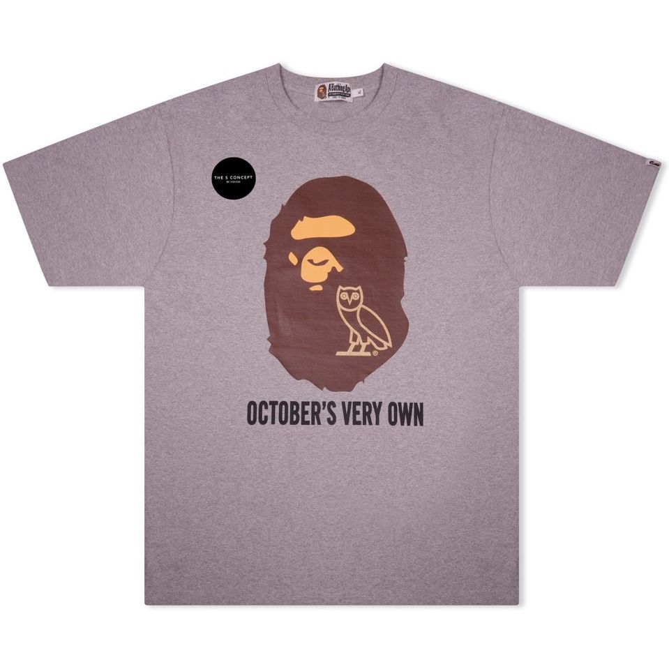 Bape X Ovo Tee - Grey