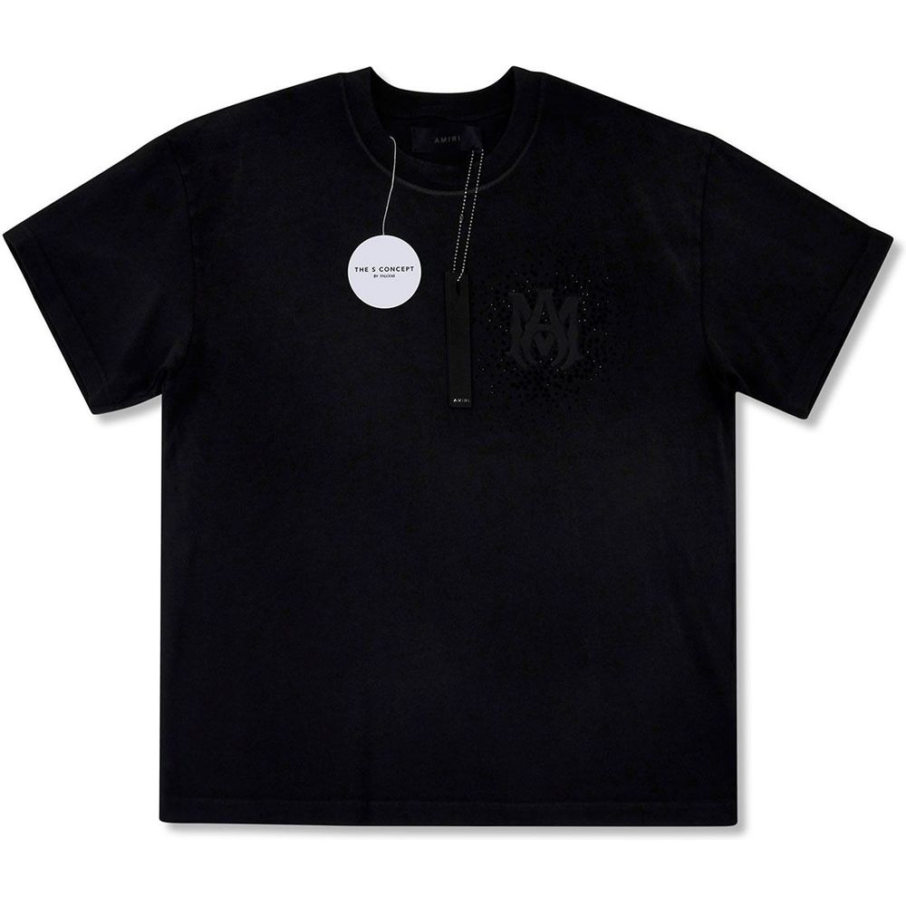 Amiri Crystal Burst Tee - Faded Black