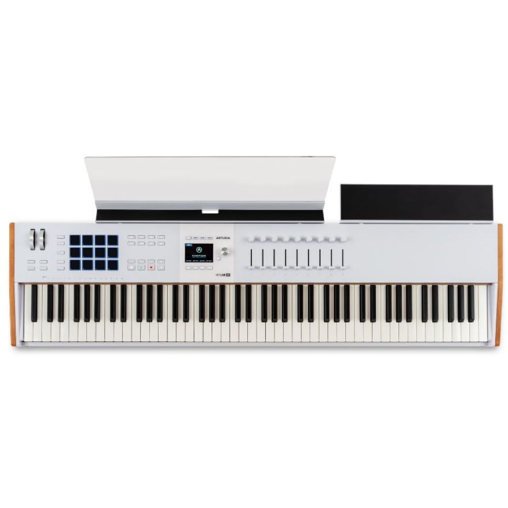 Arturia Keylab 88 Mk3 88-Key Hammer-Action Universal Midi Controller - White