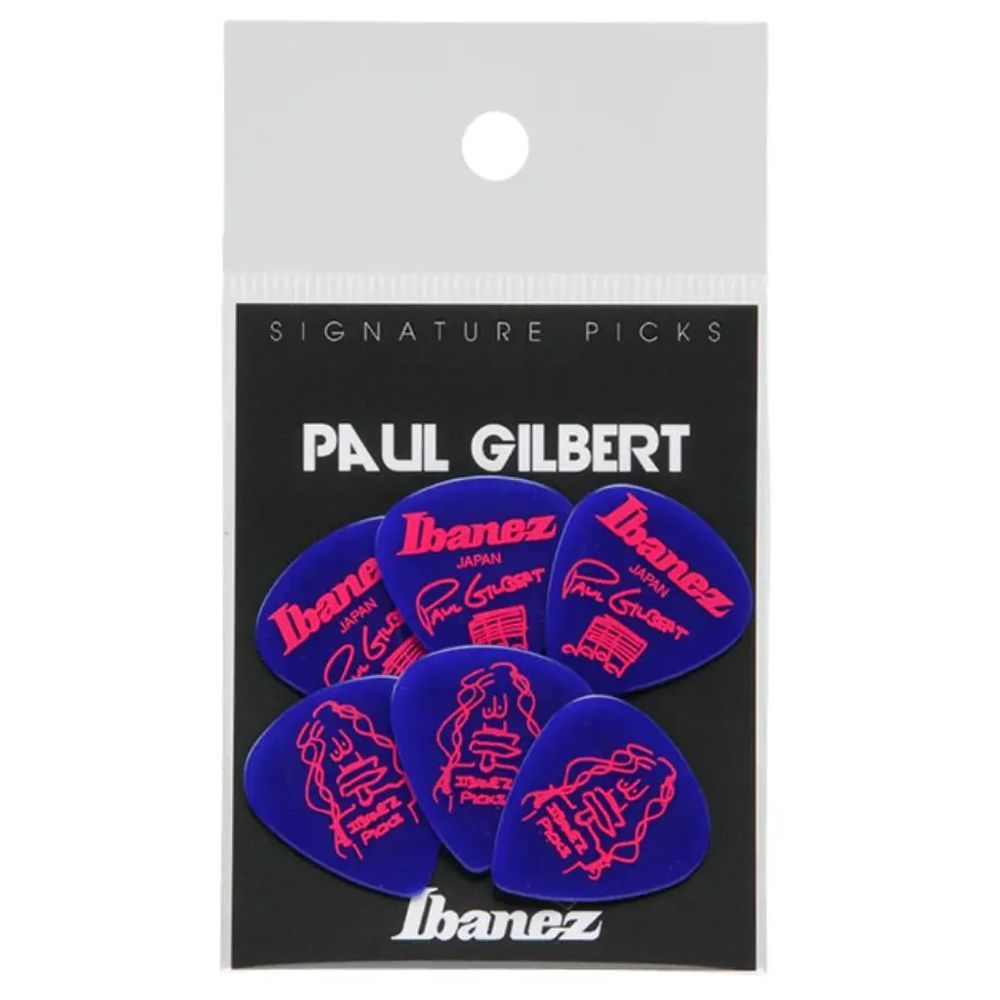 Ibanez B1000Pg-Jb Paul Gilbert Guitar Picks (Set of 6) - Jewel Blue
