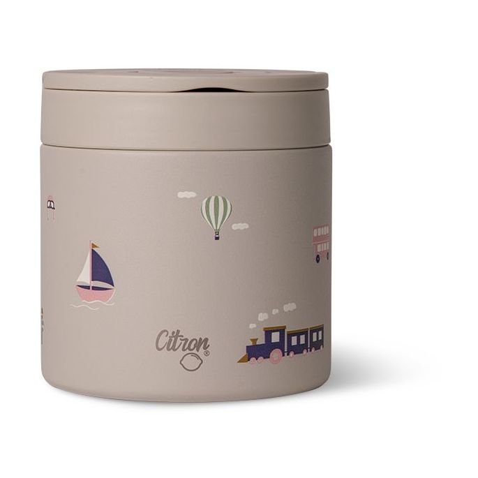 Citron Stainless-Steel Food Jar 350ml - Vehicles