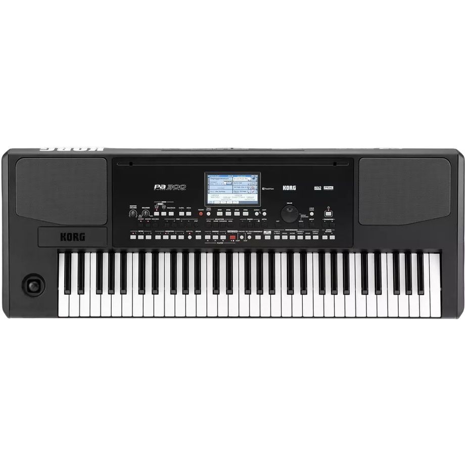 Korg PA300 61-Key Professional Arranger Keyboard - Black