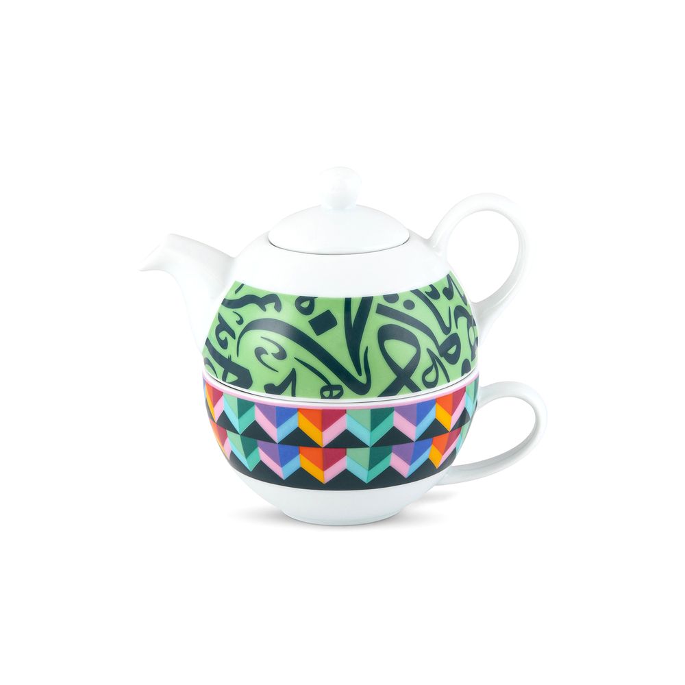 Silsal Bahja Teapot & Teacup Set