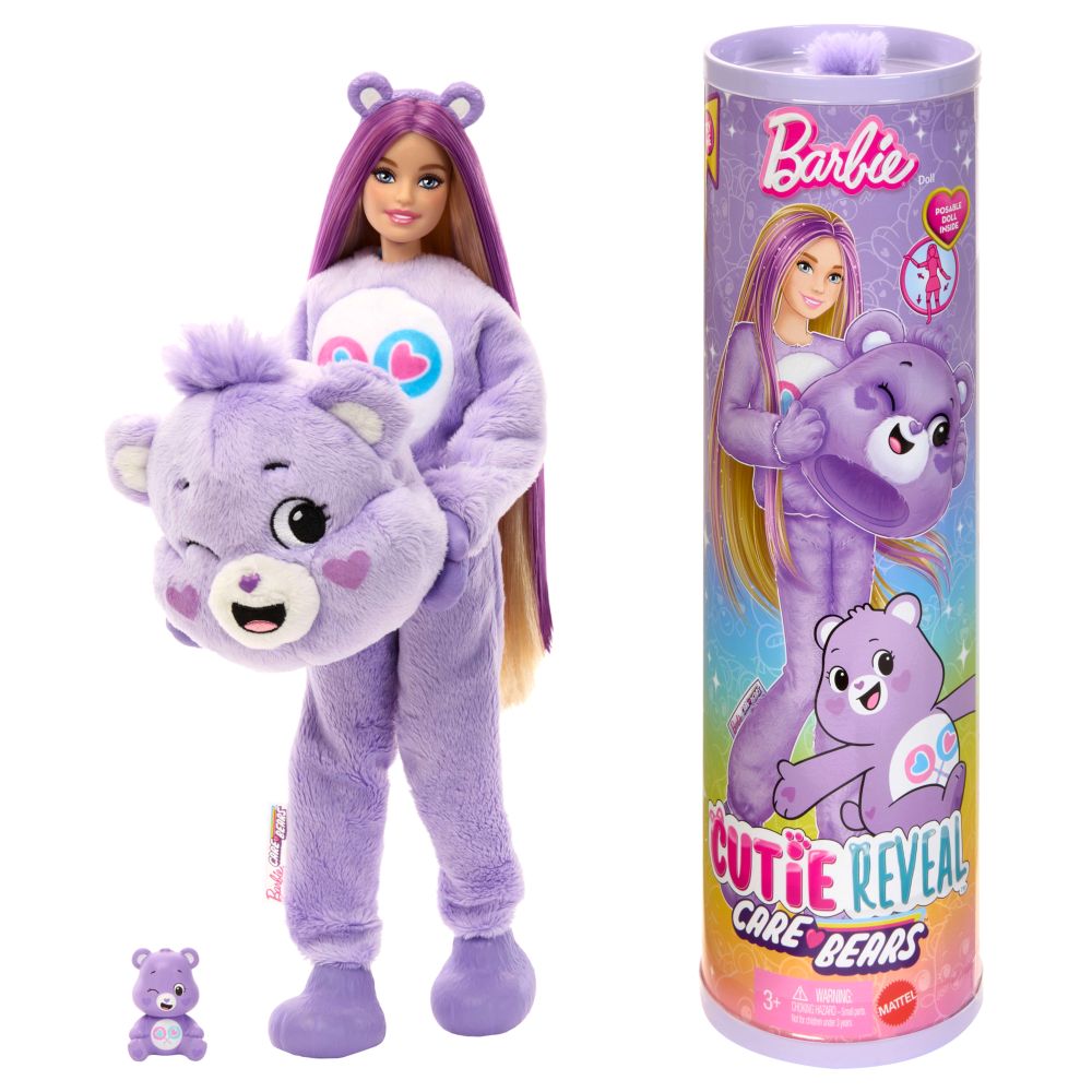 Barbie Cutie Reveal Care Bears Series - Share Bear (Blonde)
