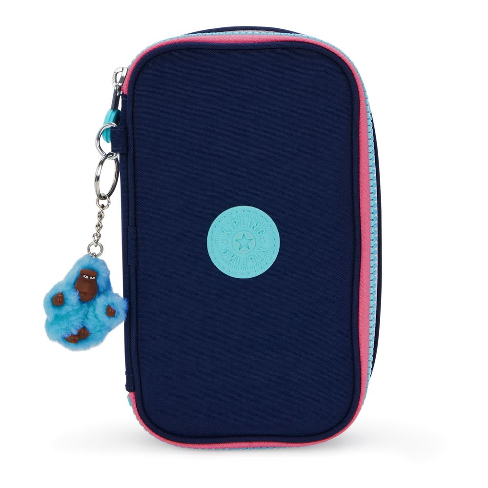Kipling 50 Pens Resort Navy Pencil Cases