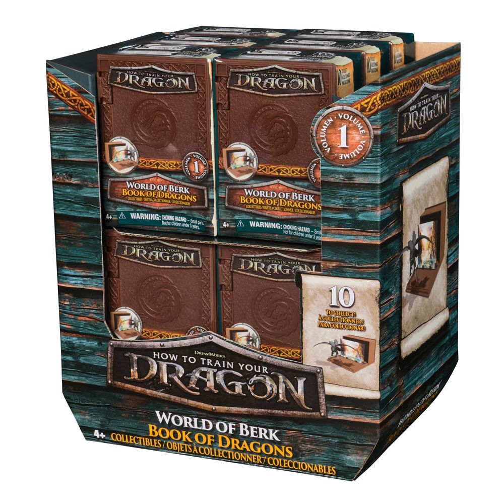 Spin Master How To Train Your Dragon 4 World Of Berk Book Of Dragons Mini Collectible (Assortment - Includes 1)
