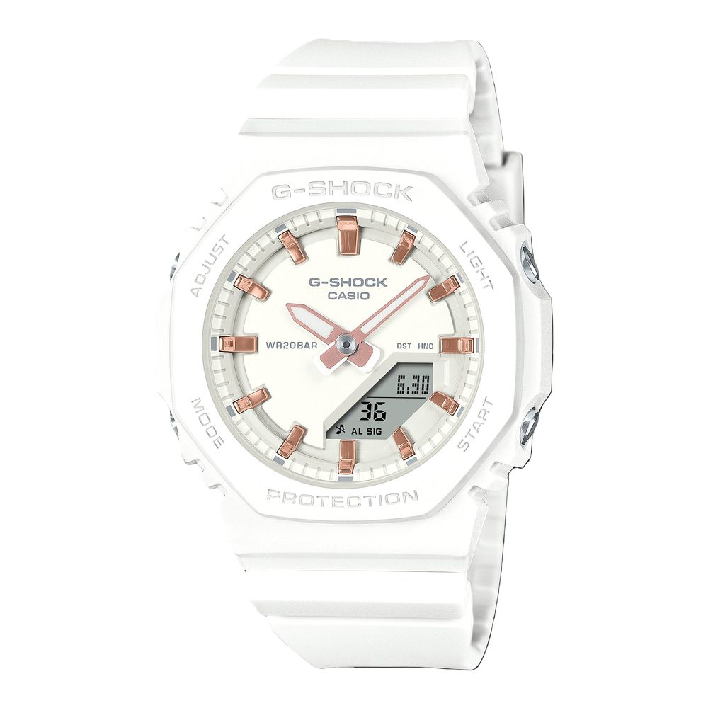 Casio G-Shock GMA-P2100M-7ADR Casual Women's Analog-Digital Watch - White