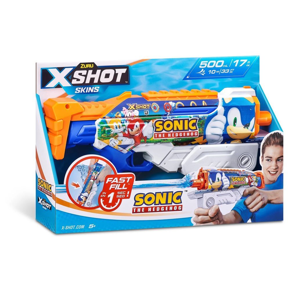 X-Shot Water Nano Fast-Fill Skins Sonic