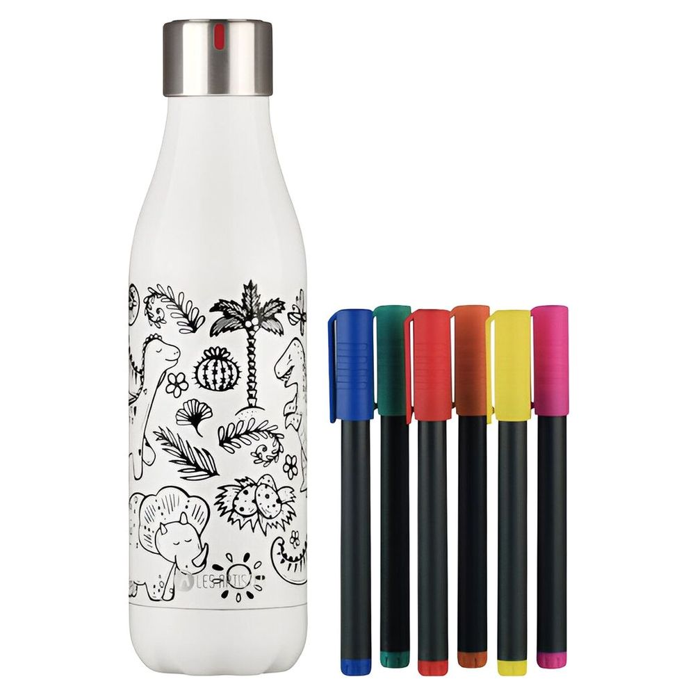 Les Artistes Bottle Creative Color Set Dino Mat 165 fl.oz./500ml