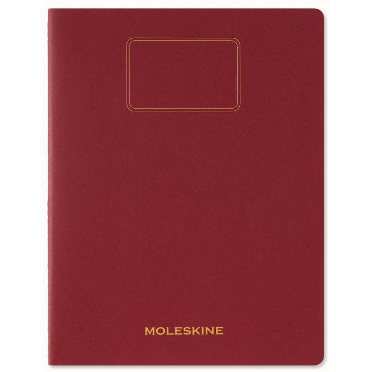 Moleskine Student Cashier Notebook XXL Ruled Red