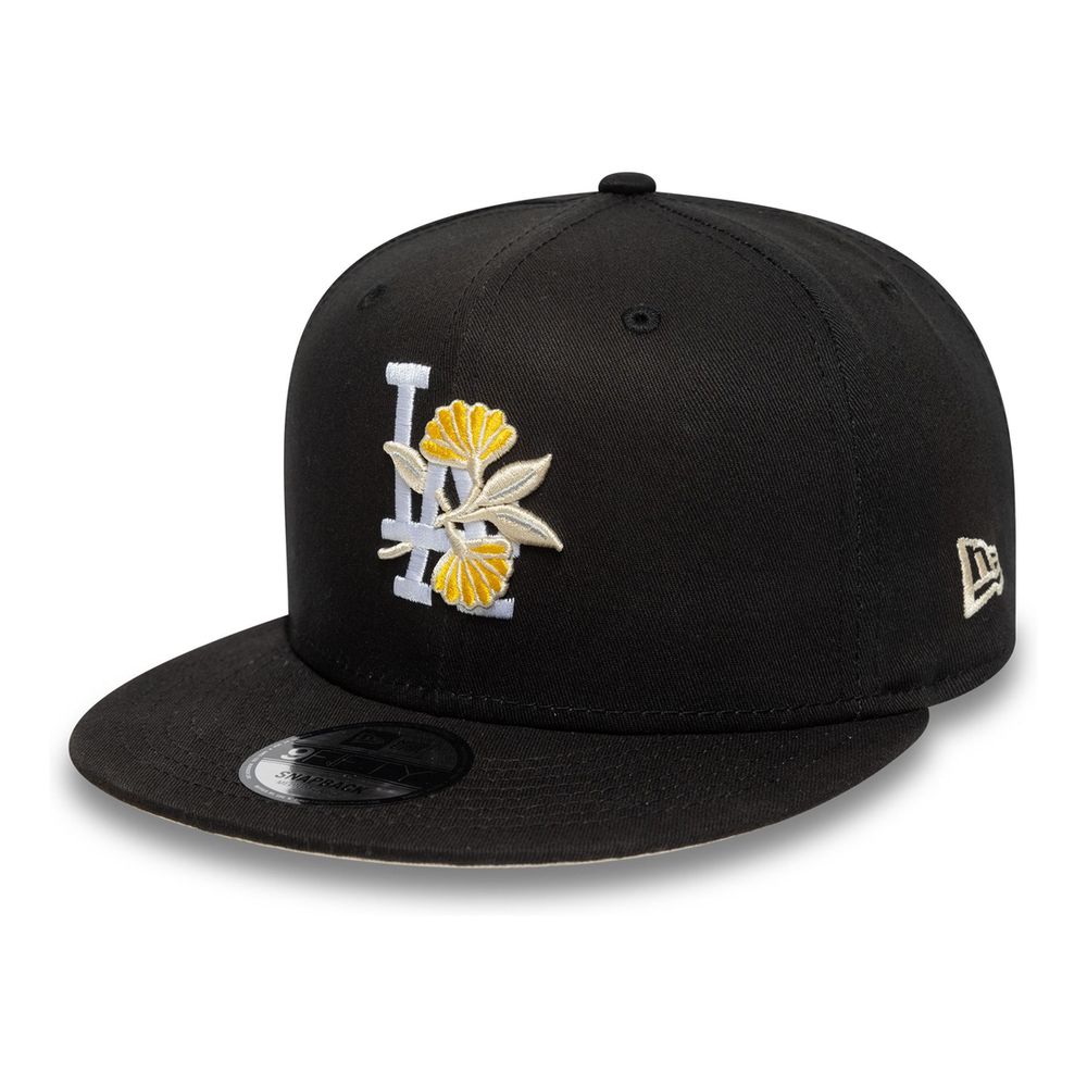 New Era Floral 9Forty Los Angeles Dodgers Black Cap - S/M