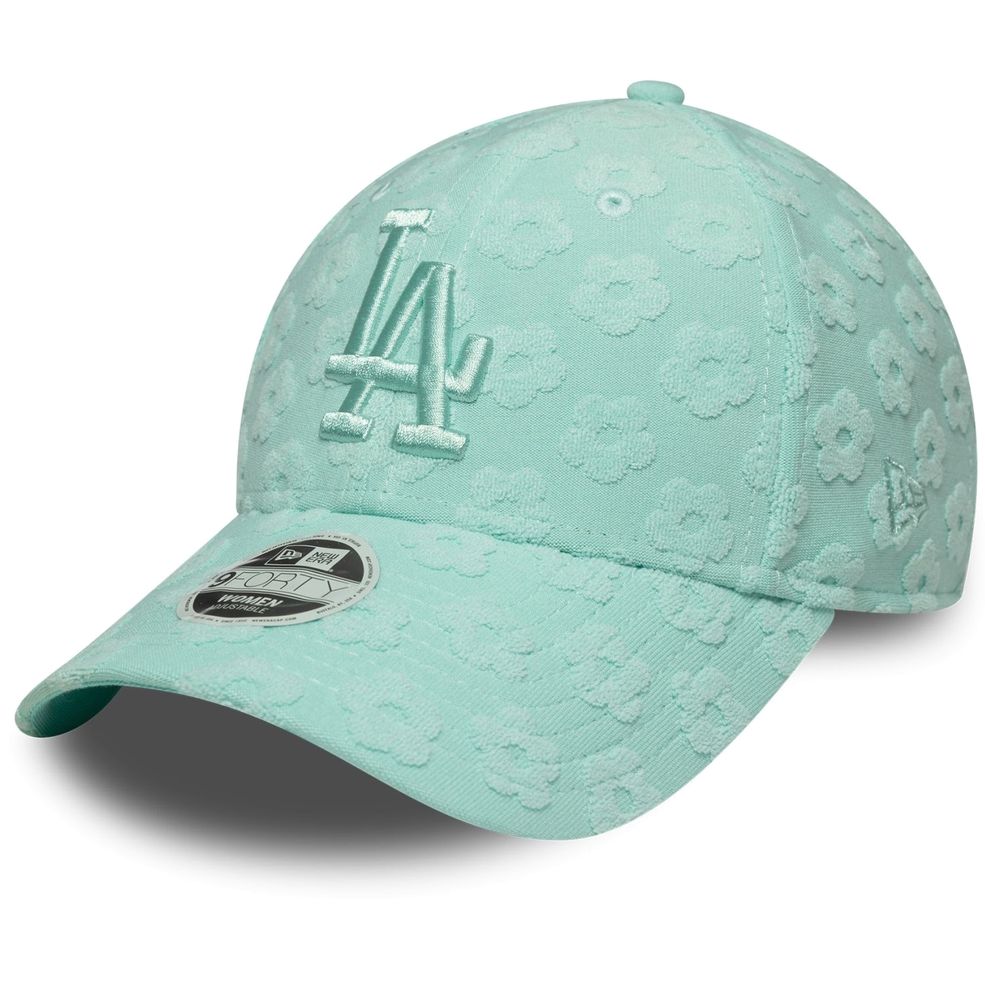 New Era Womens Floral 9Forty Los Angeles Dodgers Cap - Green Pastel