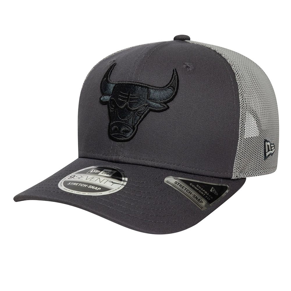 New Era Tonal 9Seventy Stretch Snap Chicago Bulls Dark Grey Cap