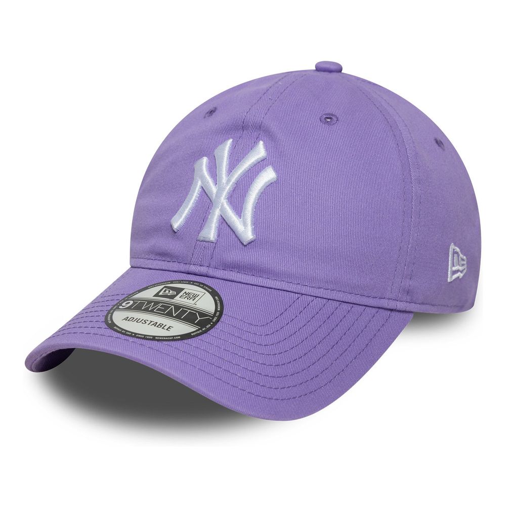 New Era League Essential 9Twenty New York Yankees Medium Purple Cap (One Size)