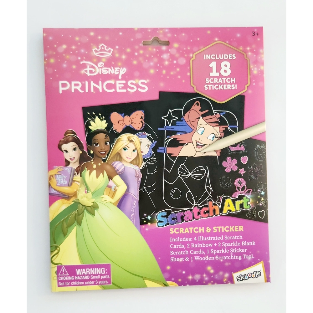 Skoodle Disney Princess Scratch Scribble