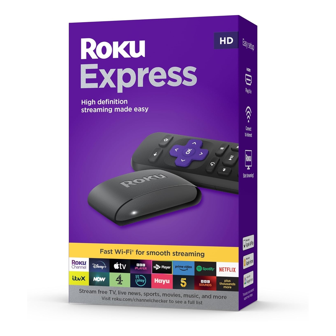 Roku Express Streaming Media Player - Black