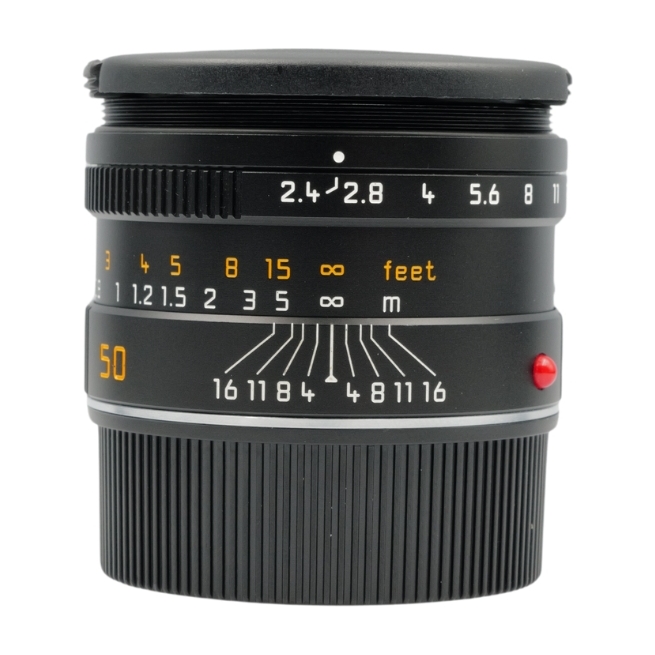Leica Summarit-M 50Mm F/2.4 Asph Lens - Black Finish 100239 (Pre-Owned)