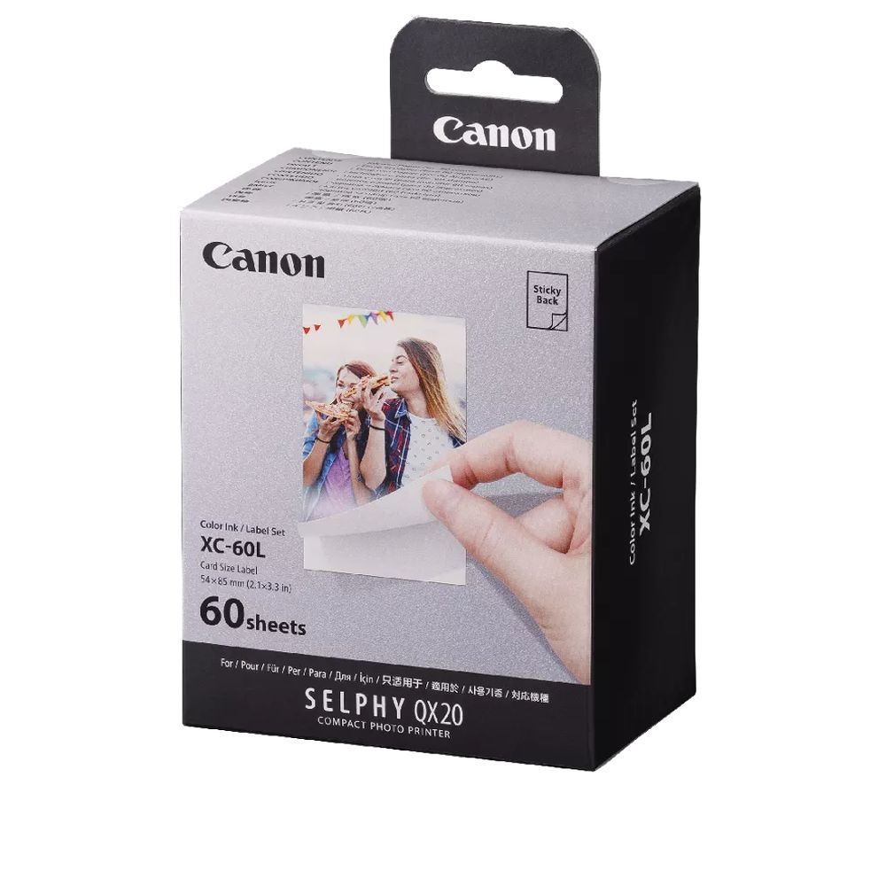 Canon XC-60L Ink/Paper Set (54 x 85 mm) - 60 Prints