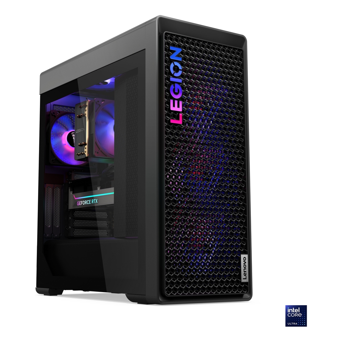 Lenovo Legion T7 Gaming Desktop Intel Core Ultra 9 285K/128GB RAM/4TB SSD/NVIDIA GeForce RTX 5080 16GB/1200W PSU/Liquid Cooling/Windows 11 Home - Storm Grey