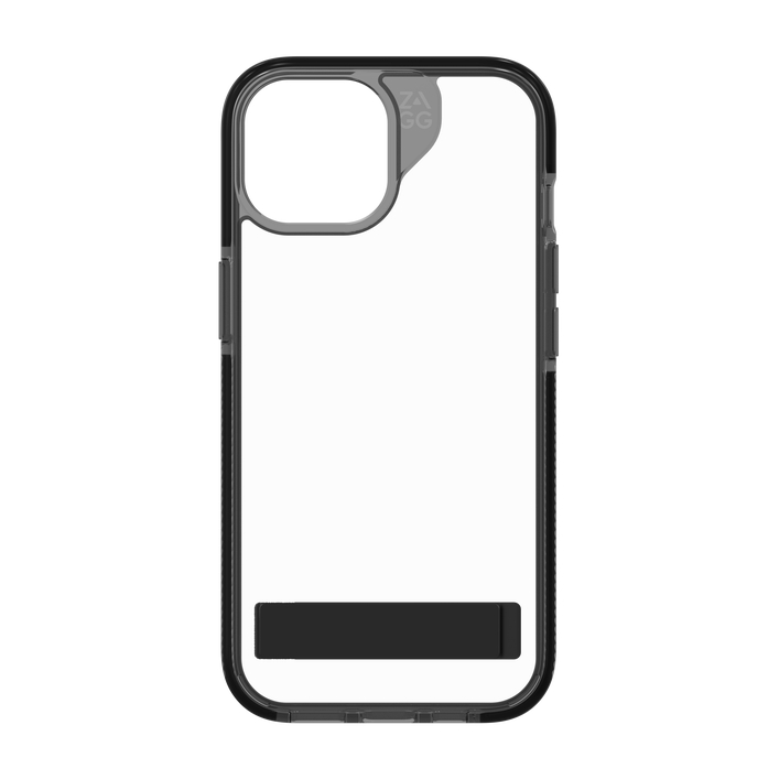 ZAGG Santa Cruz Case with Kickstand for iPhone 16e/ 15/14/ 13 - Black