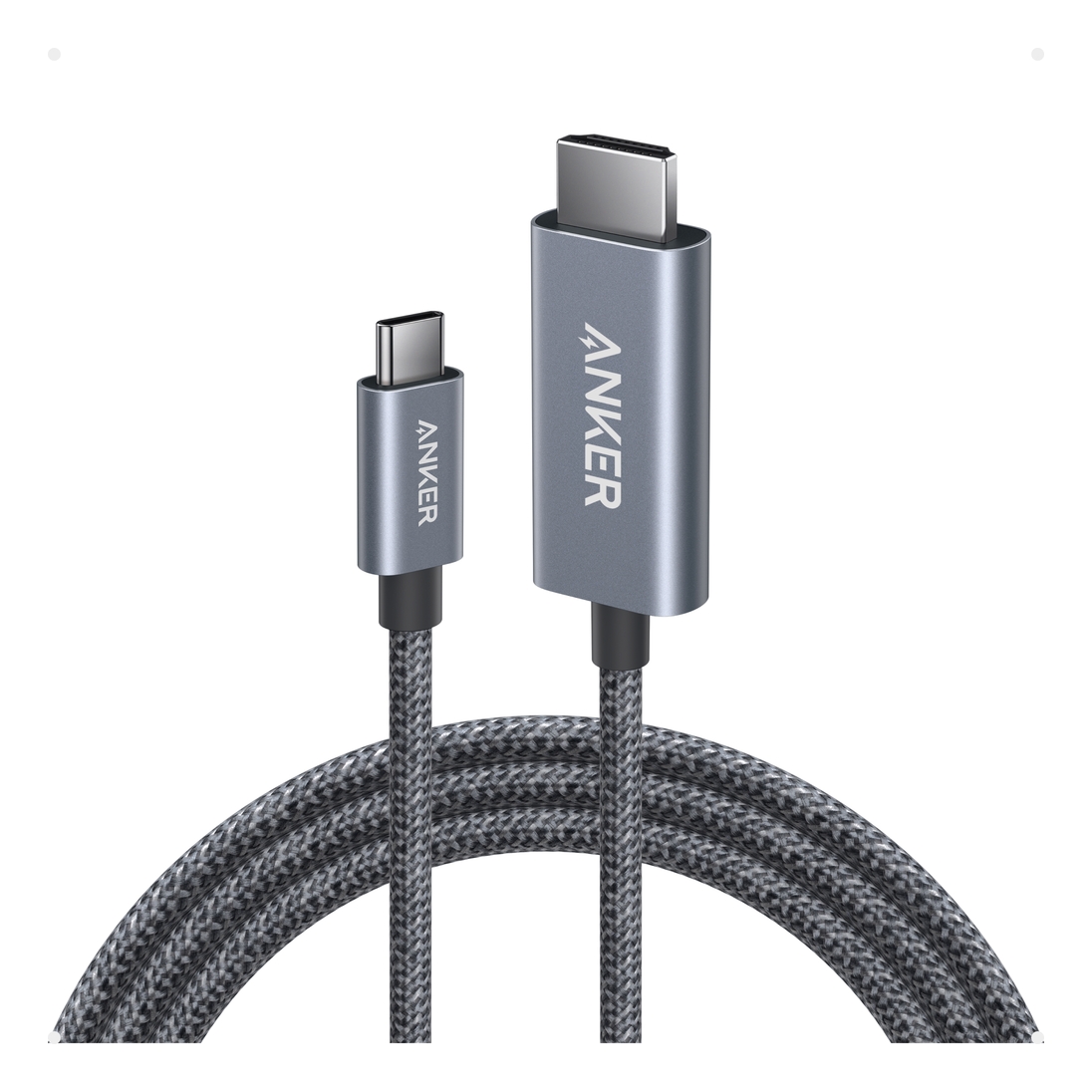 Anker Nano USB-C To HDMI Cable (6Ft/4K/Braided) - Black