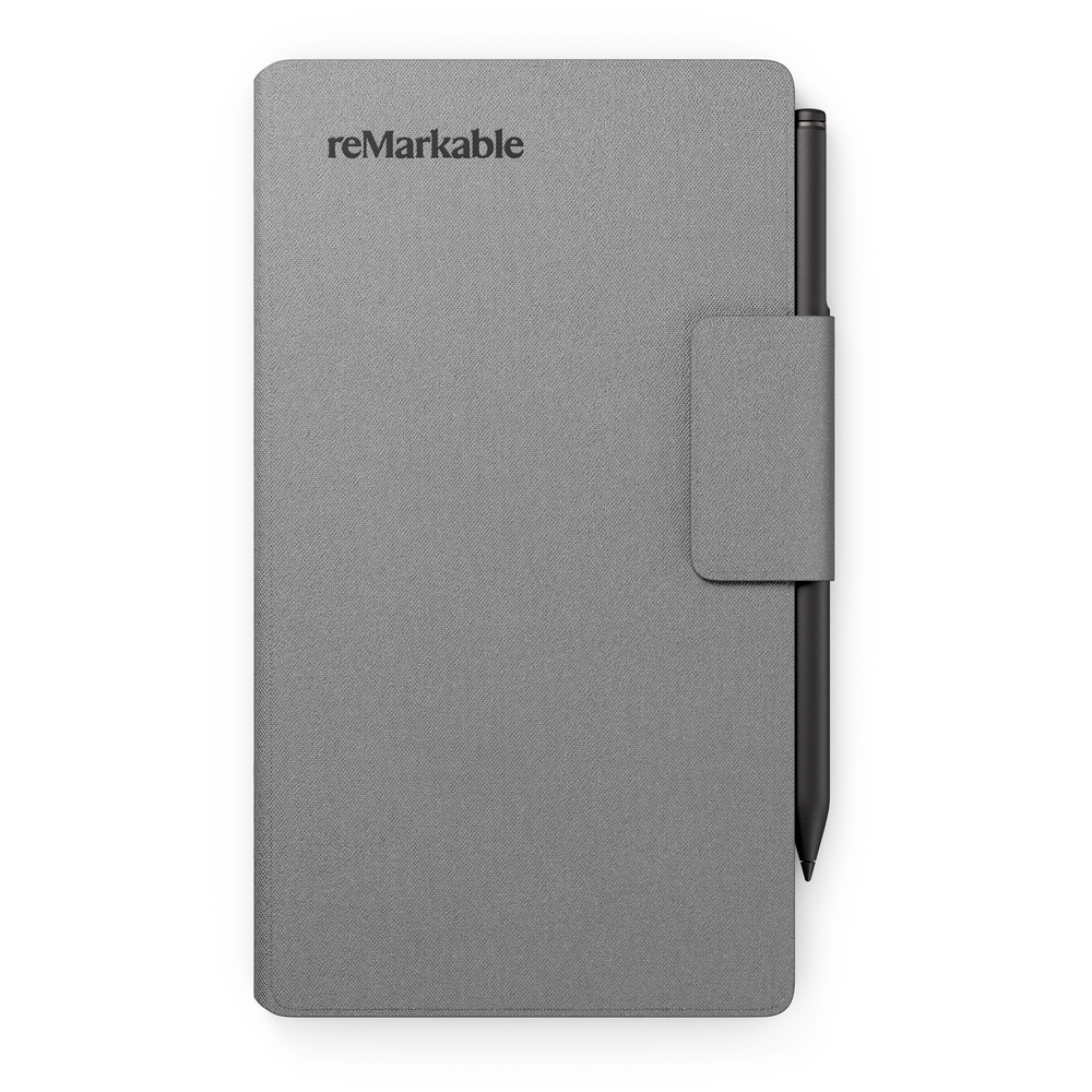 reMarkable Book Folio Polymer Weave - Gray for reMarkable Paper Pro Move