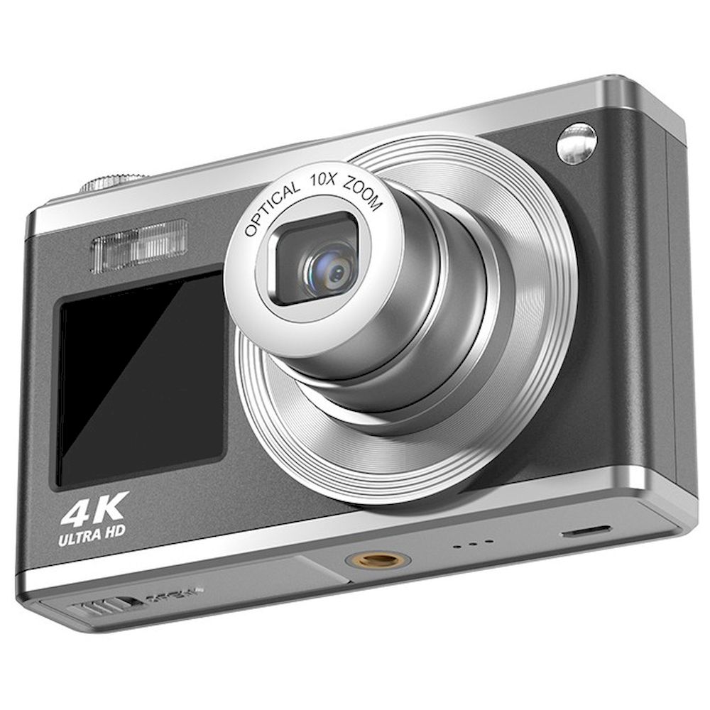 Agfaphoto Realishot DC9200 24MP Compact Camera 4K Video 10X Optical Zoom - Black