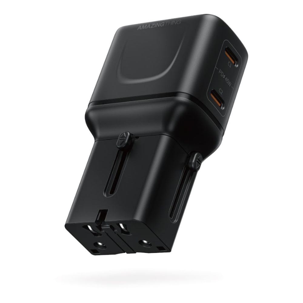 AmazingThing Explorer Pro 45W Max 2C Ports Travel Charger