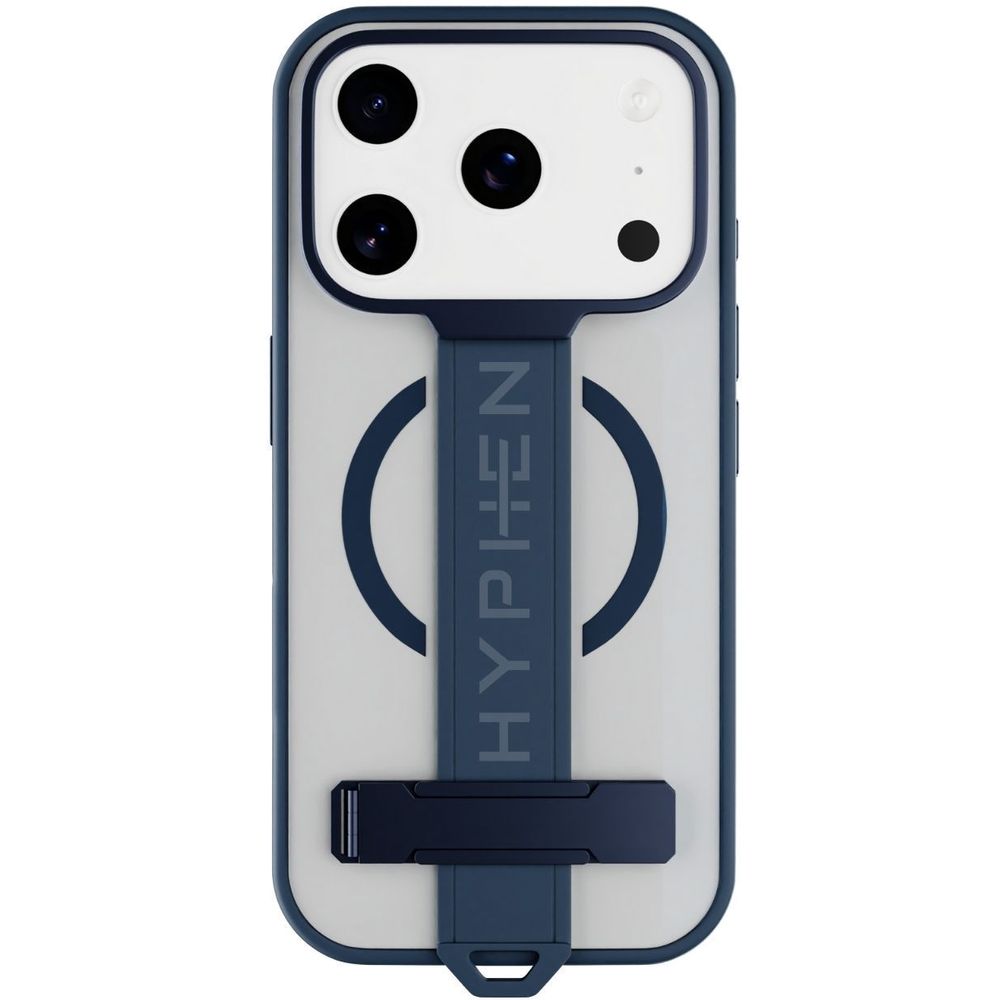 HYPHEN FLEX Grip & Stand MagSafe Case - Indigo - iPhone 17 Pro - 6.3