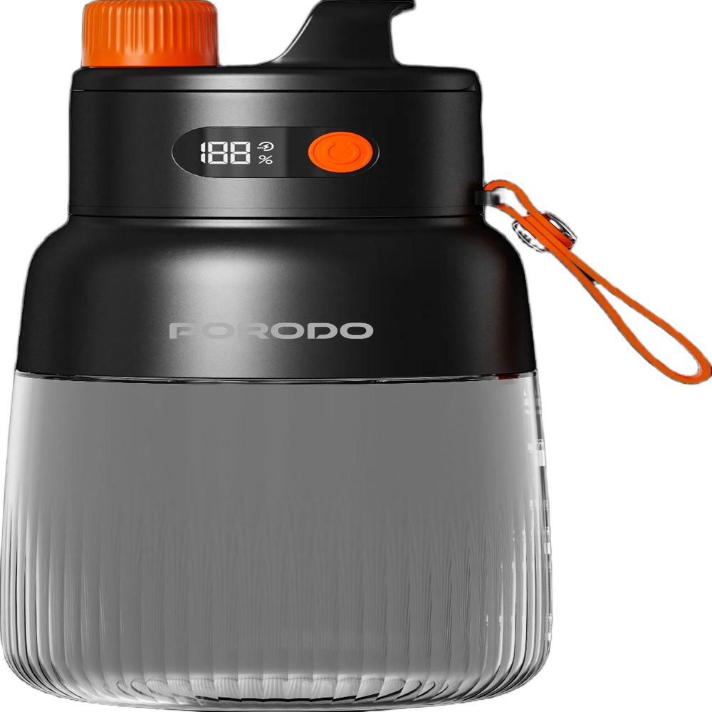 Porodo Lifestyle Blend & Sip Portable Blender - Black/Orange