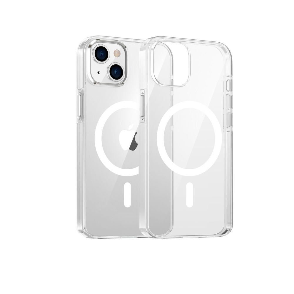 Dviced Magsafe iPhone 15 Clear Case - White