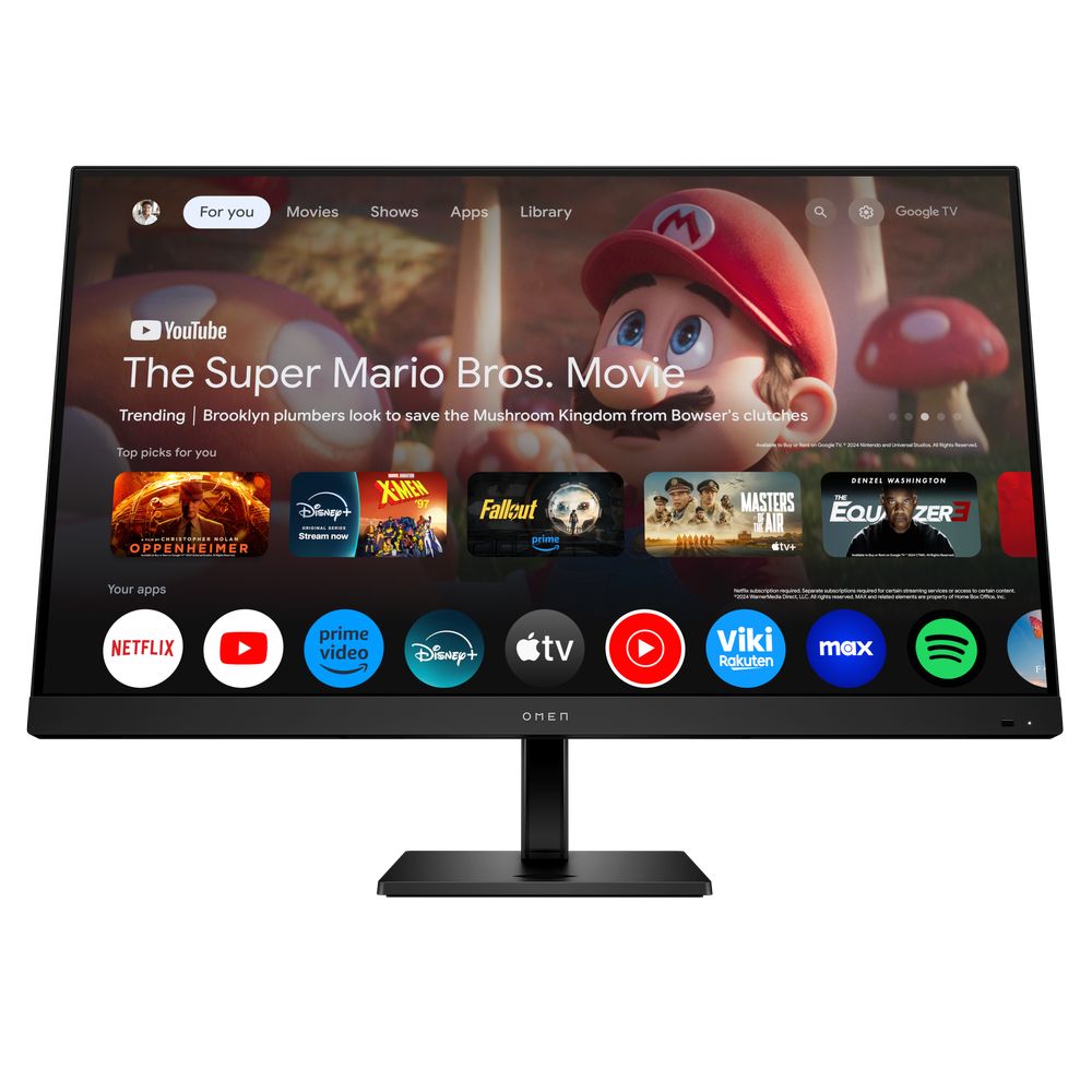 HP Omen 31.5-Inch UHD (3840 x 2160) IPS 144Hz 1ms Smart Gaming Monitor - Black
