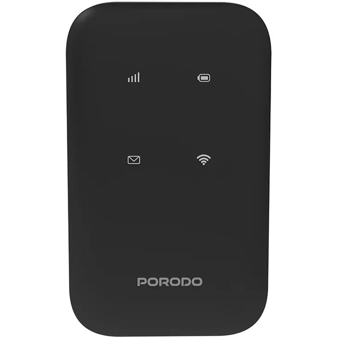 Porodo Pocket Router 4G LTE Wi-Fi 6 - Black