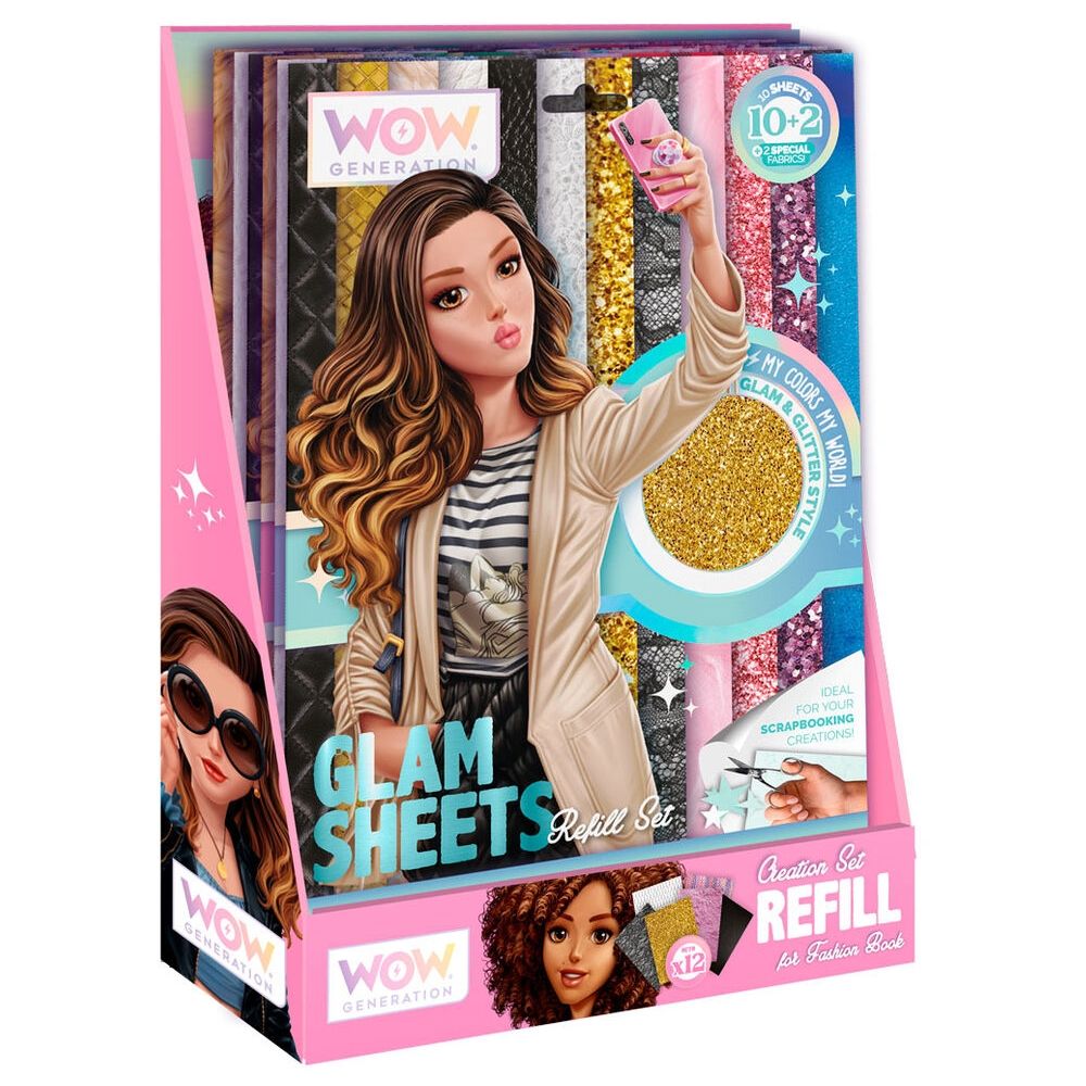 Wow Generation 12+2 Refill Sheets Fashion Book (Assortment - Includes 1)