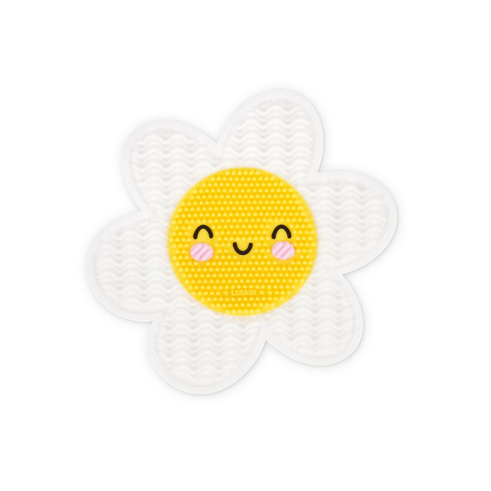 Legami Brush It Off!- Make Up Brush Cleaning Pad - Daisy