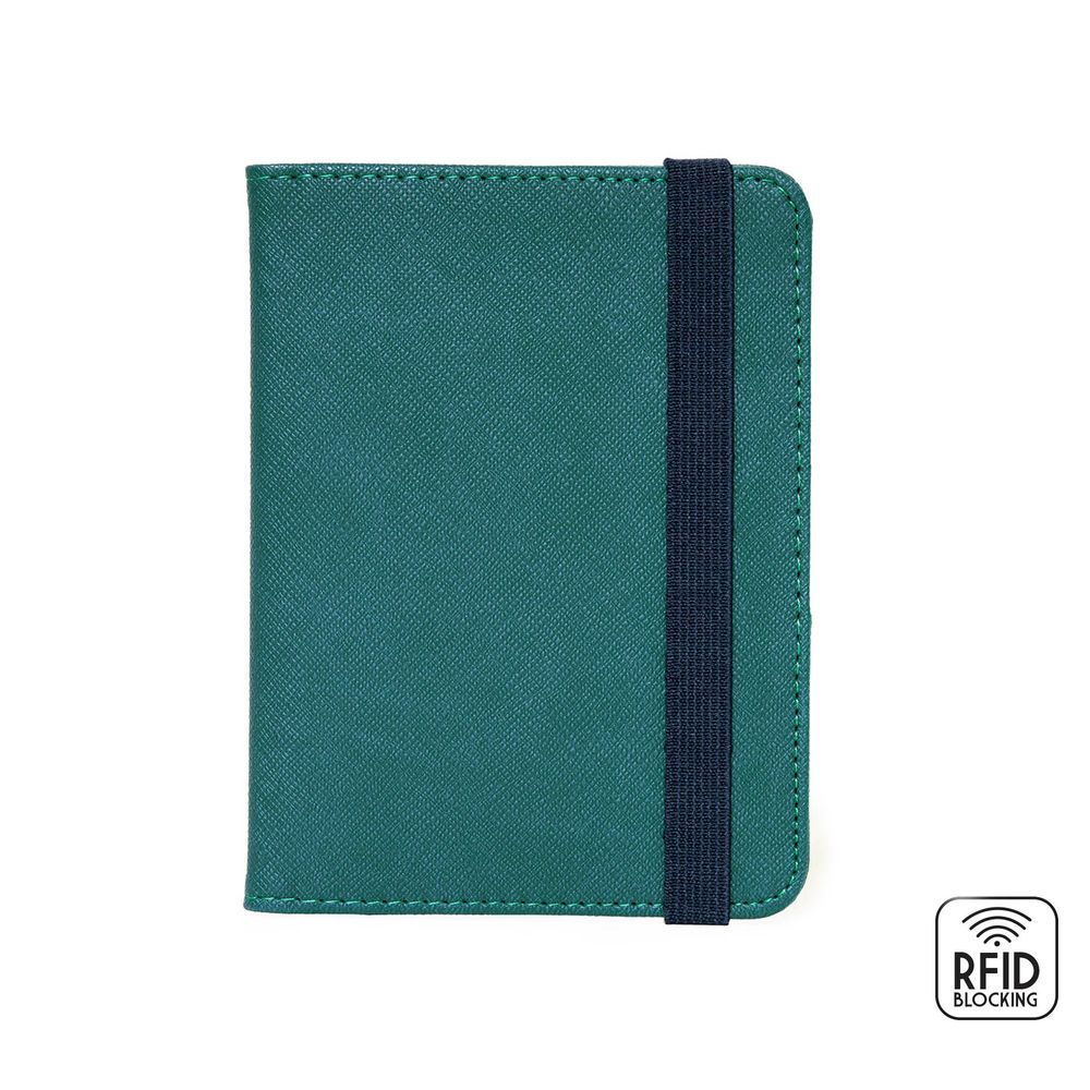 Legami Passport Holder - Petrol Blue