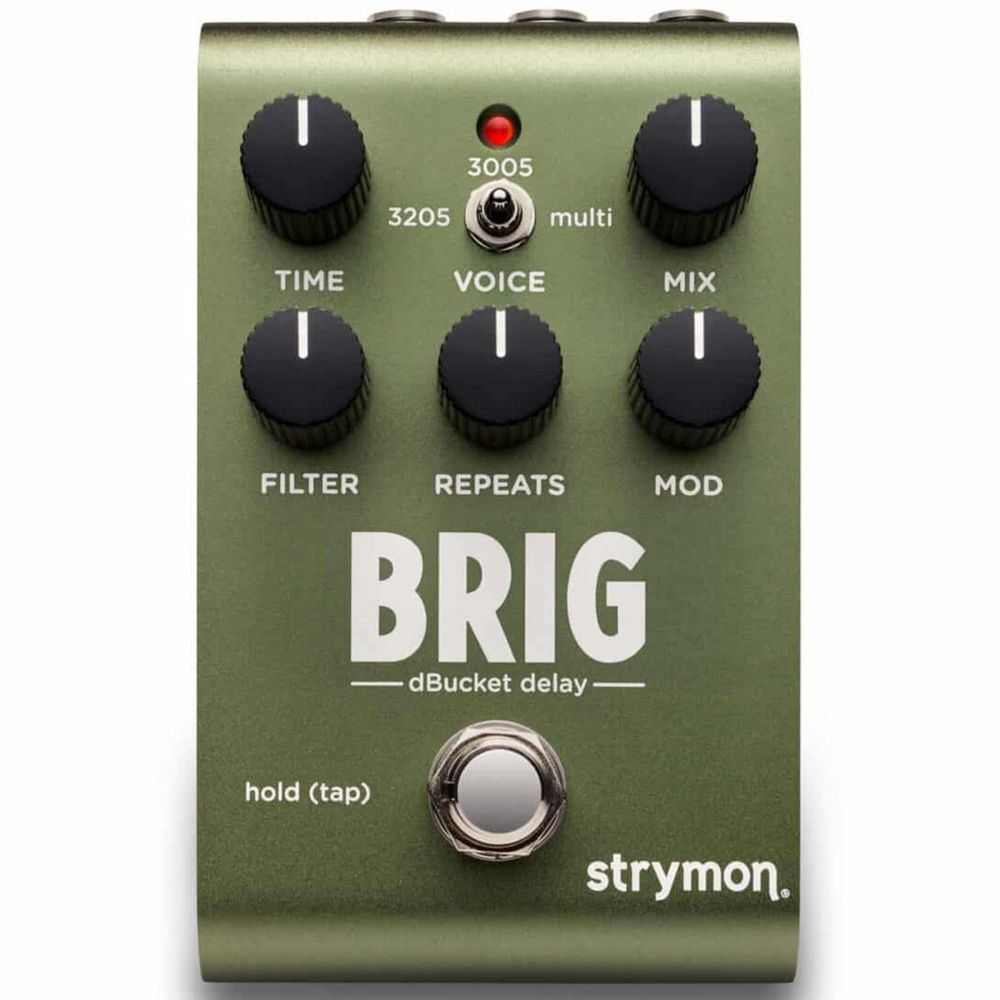 Strymon Brig Delay Brig Multi Voice Dbucket Delay Pedal - Power Supply Included