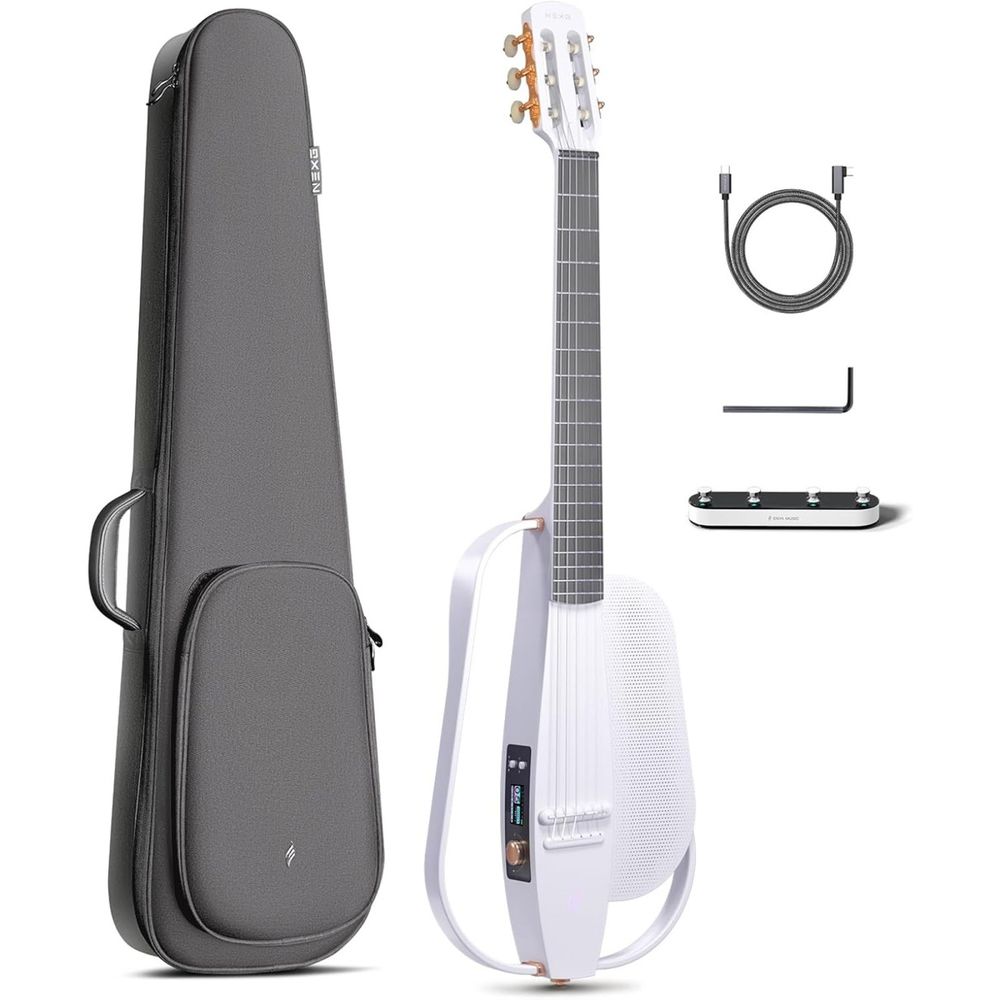 Enya NEXG2 Nw/H Nexg 2 Nylon Electric Guitar - White
