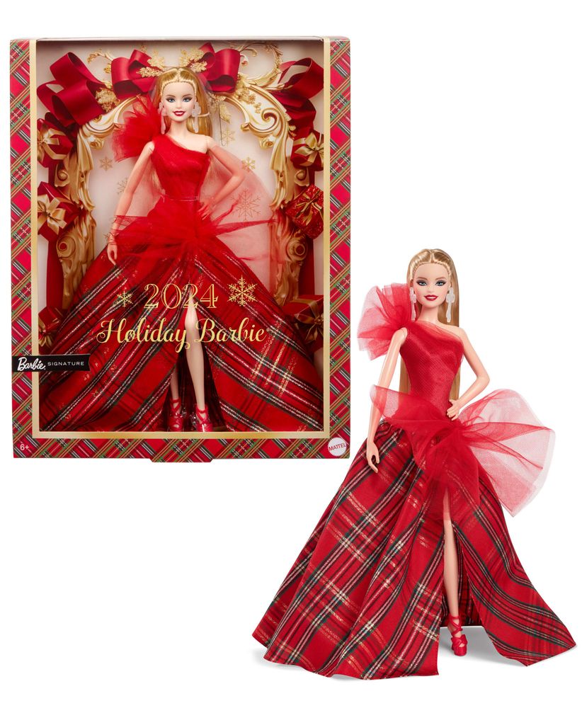 Mattel Barbie 2024 Blonde Holiday Doll