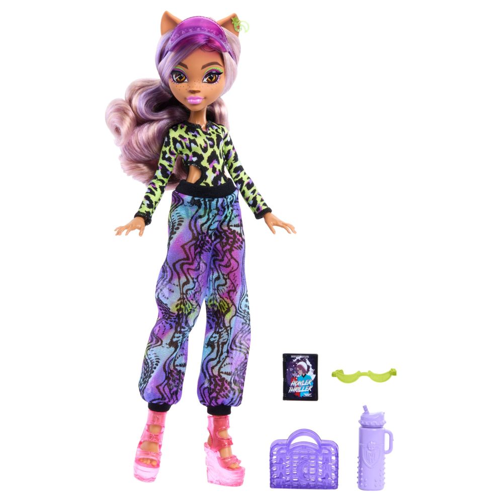 Mattel Monster High Scare-Adise Island Clawdeen Wolf Fashion Doll With Swimsuit & Accessories