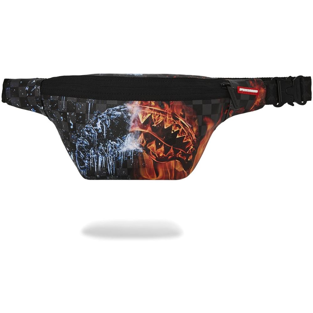 Sprayground Fire & Ice Shark Savvy Crossbody Bag