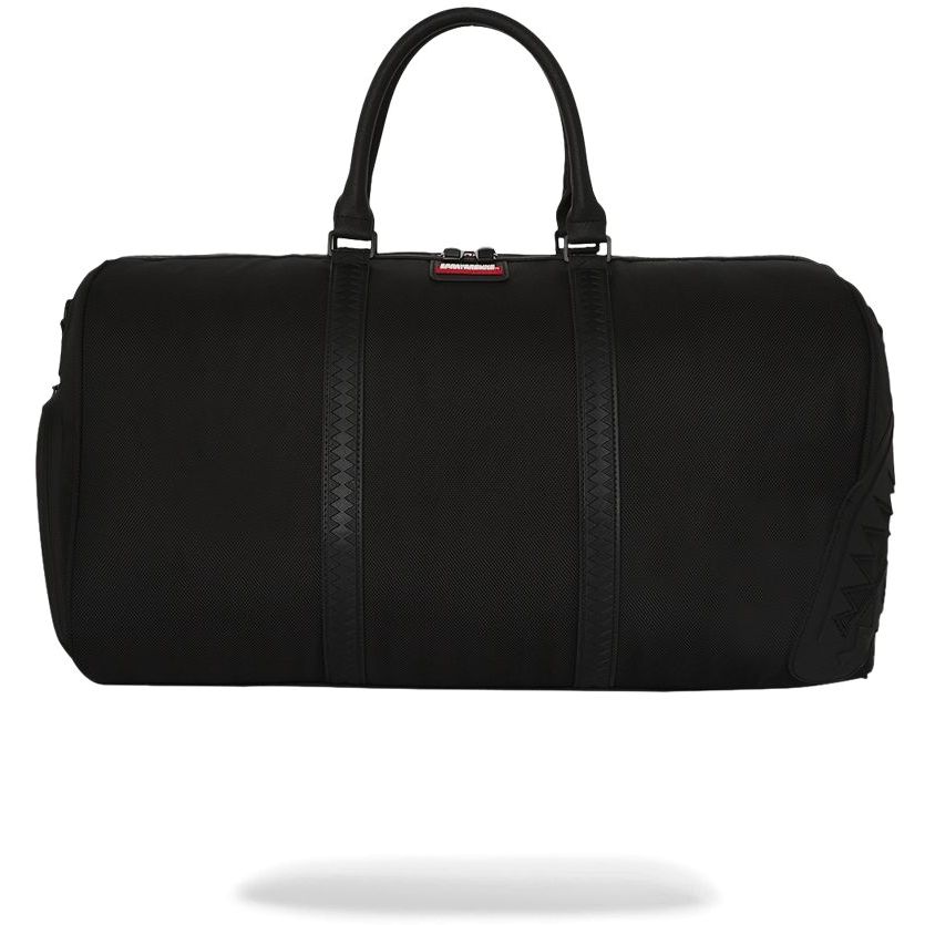 Sprayground Printed Zipper Shark Duffle Bag